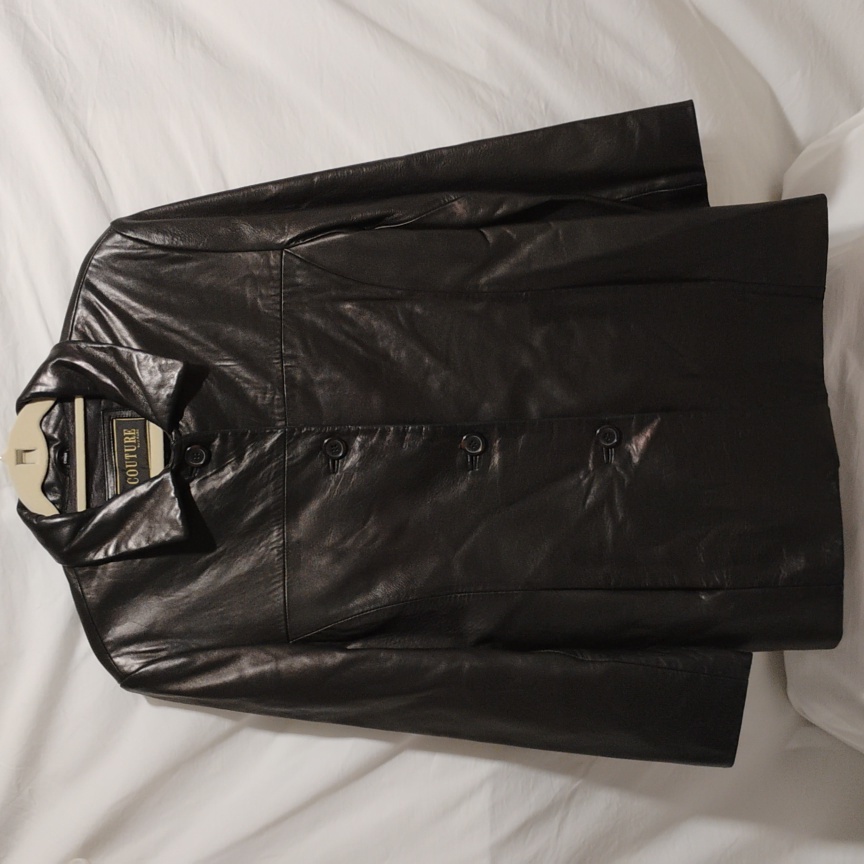 (X-68) Sale! Couture By J. Park Genuine Lamb Leather Jacket (Feels Like Butter)